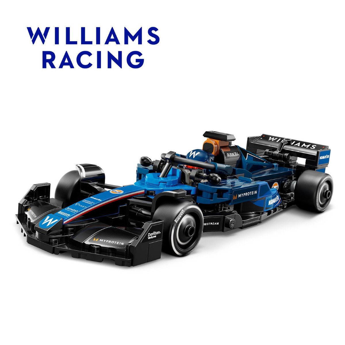 LEGO 77249 Speed Champions Williams Racing FW46 F1 Race Car Building Toy  Set (263 Pieces)