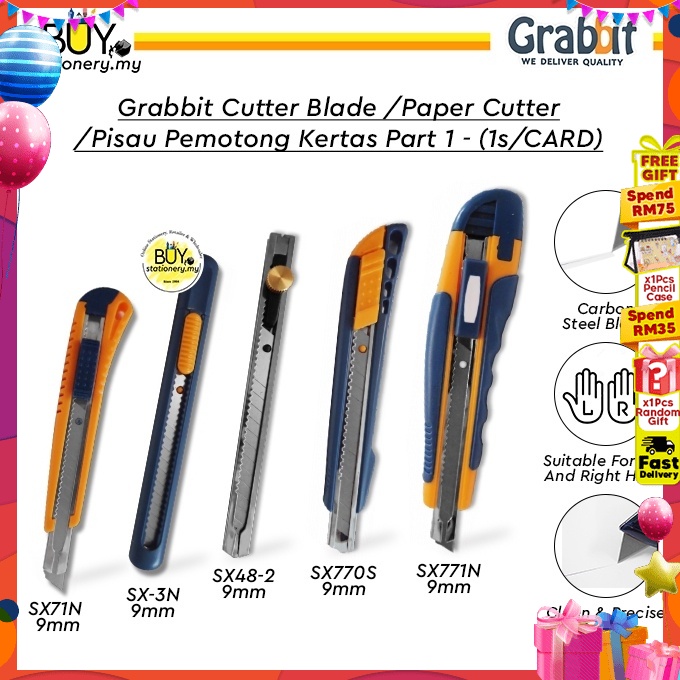 Part AGrabbit Cutter Blade Paper Cutter Knife Pisau Pemotong