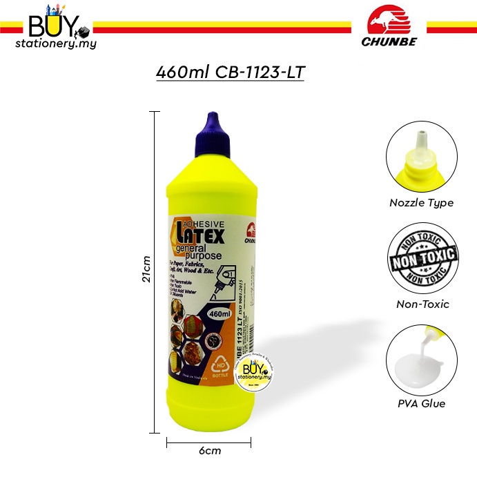 Chunbe Latex Adhesive PVA Glue for General Purpose 120ml / 230ml