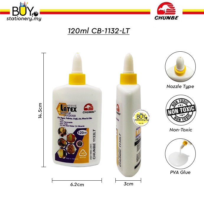 Chunbe Latex Adhesive for General Purpose 60ml/120ml (1s/Btl) [Spend