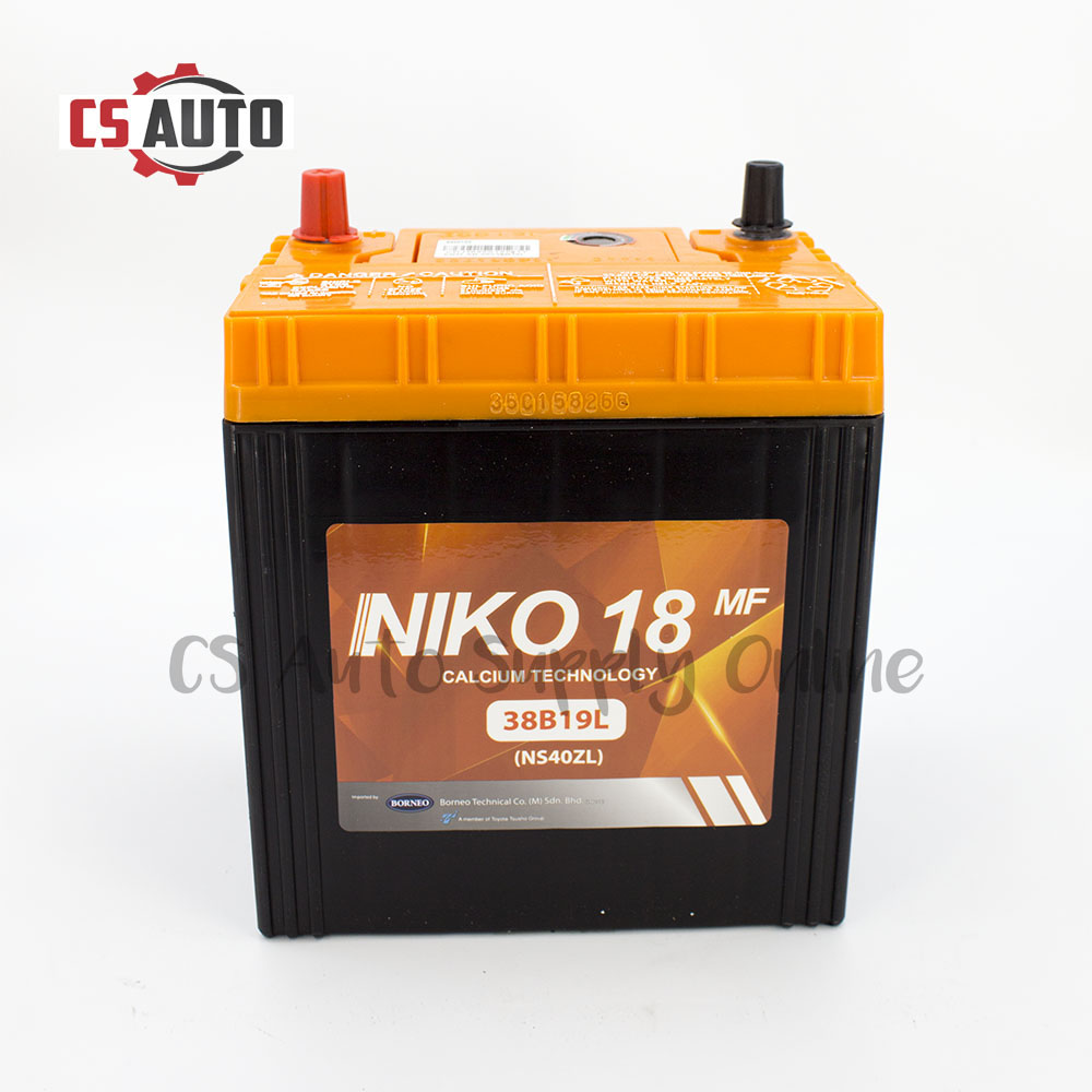 niko Niko 18 NS40ZL Car Battery MF for Perodua Myvi, Viva, Alza and