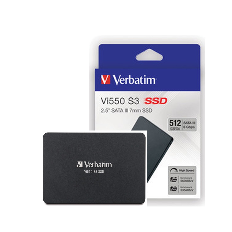 PCパーツ verbatim Vi550 S3 SSD 512GB 2.5インSATA3