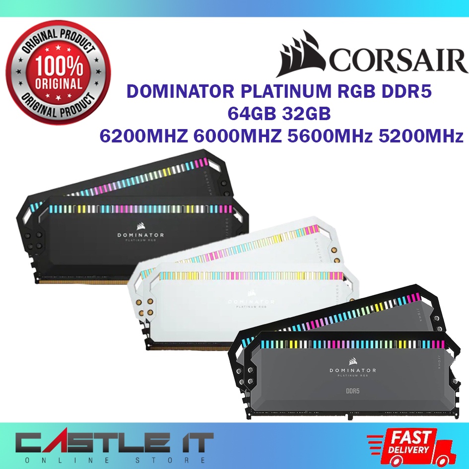 Rgb 32gb Dominator Ram 64gb CORSAIR DOMINATOR PLATINUM RGB DDR5
