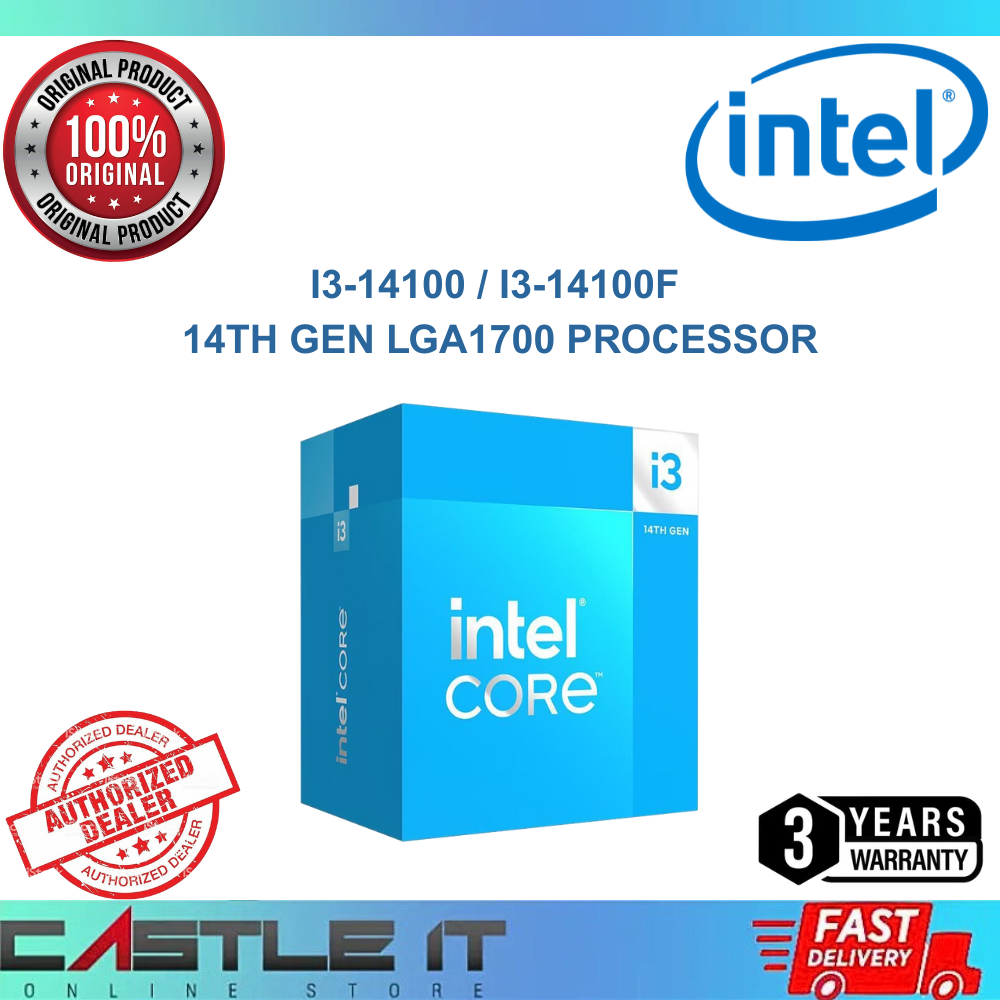 Intel Core i3 14th i3 14100 / 14100F / i3-14100F LGA1700