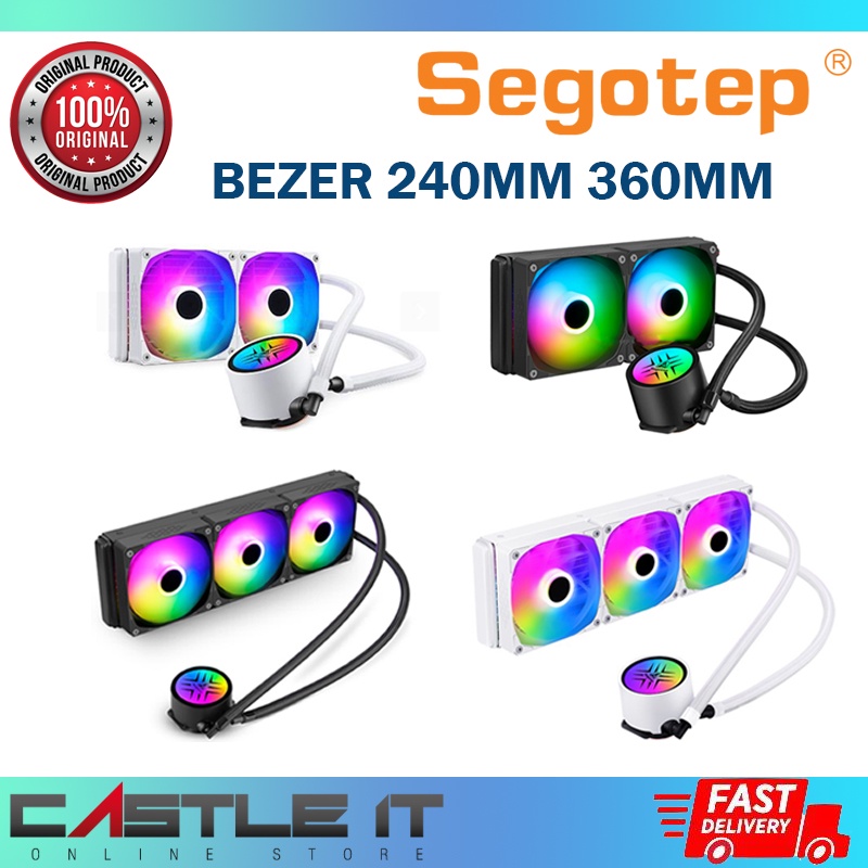 Segotep 水冷 CPUクーラー BeIced 240 ARGB Segotep-Beiced-240mm-Aio-Argb-