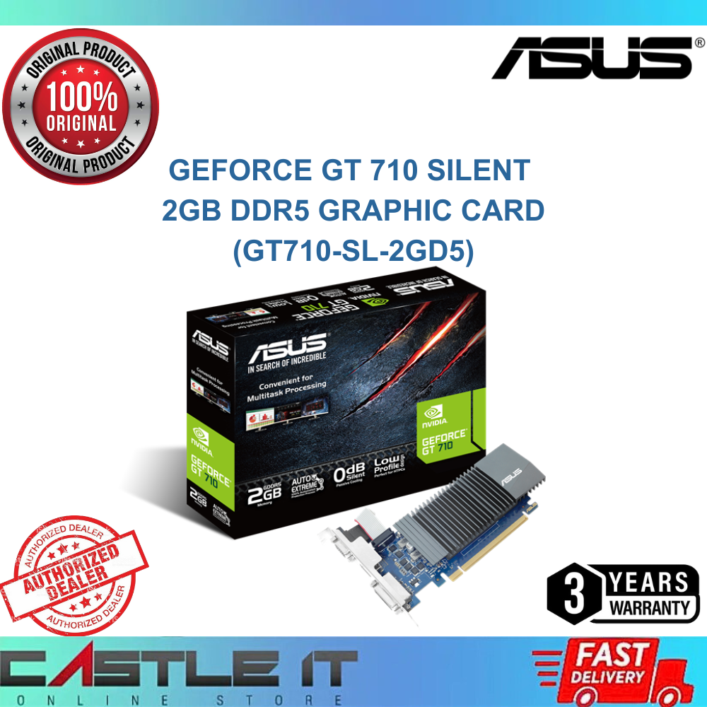 Sl 2gd5 Gt 710 1gb Asus ASUS GT710-SL-2GD5 NVIDIA GeForce GT 710