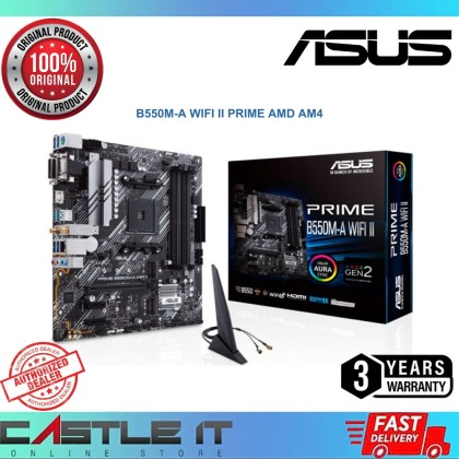 Amd Asus B550ma Wifi Asus B550M-A WIFI II PRIME AMD AM4