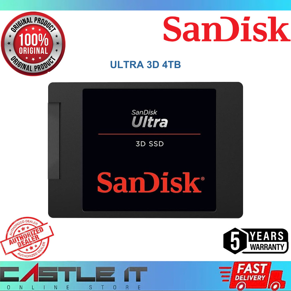 【新品未開封】SanDisk Ultra 3D SSD 4TB SanDisk Ultra 3D 4TB,Internal Solid State Drive Open Box | eBay