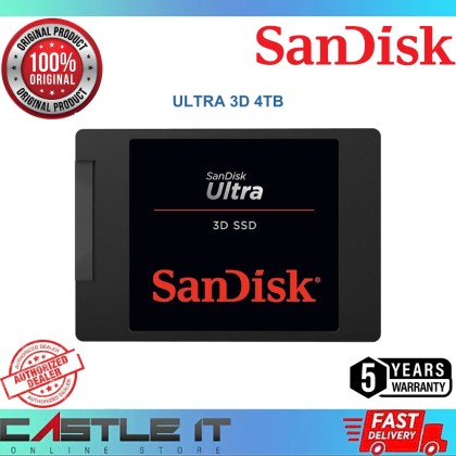 SanDisk Ultra 3D 4TB SSD SATA 2.5