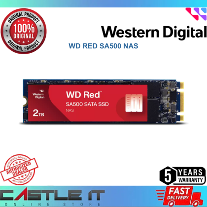 Western Digital WD RED SA500 NAS SSD 500GB 1TB 2TB 2280