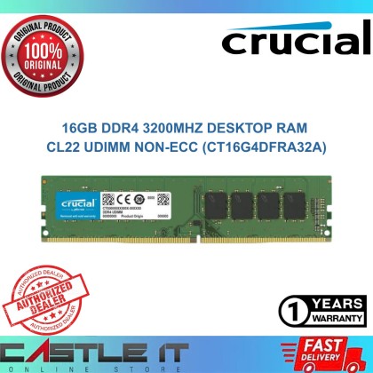 3200 Udimm Ram Ddr4 8gb Crucial Used Ram DDR4 Crucial 8GB DDR4