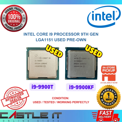 Intel Core i9 9900 Series Processor Used 9th Gen LGA1151 Desktop CPU ...