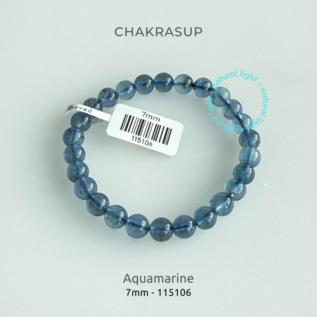 ACTUAL UNIT】Natural High Grade Devil Aquamarine Bracelet (天然高