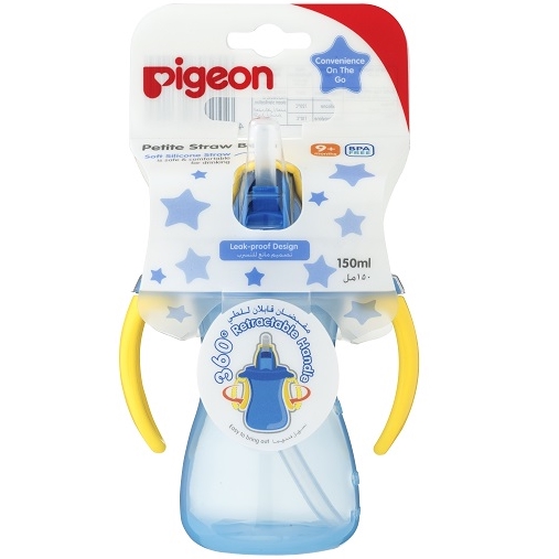 Original Pigeon Petite Straw Water Bottle 150ml Botol Air 9m+