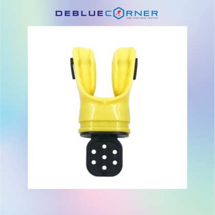 Anwangda Vormbaar mondstuk voor duiken, siliconen vormbaar snorkelbeet mondstuk vervanging, voor regulator duikuitrusting snorkelaccessoires (blauw