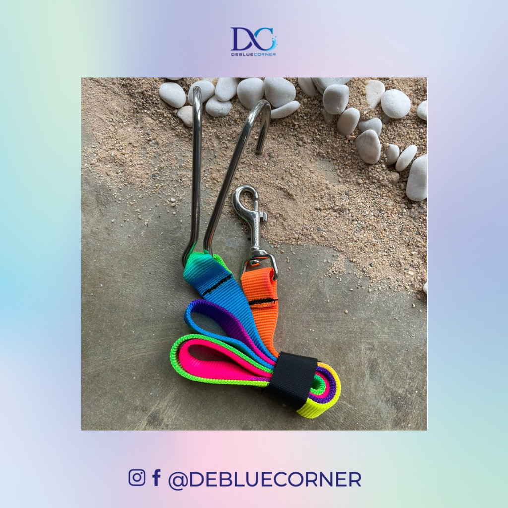 Gancio Da Sub VGEBY Per Corrente | Acciaio Inox 316 | Sicurezza Immersioni | Arancione - Foto 9