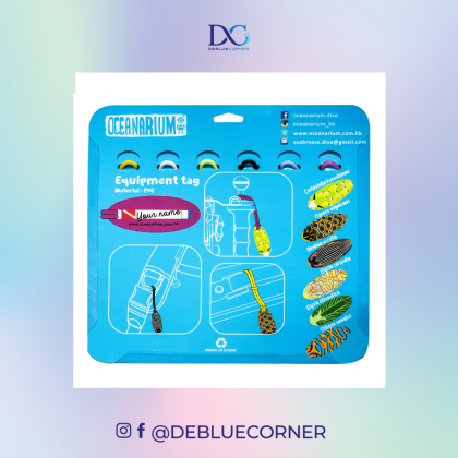 OCEANARIUM Nudibranch Equipment Tag Combo Pack Seaslug Gear Tag