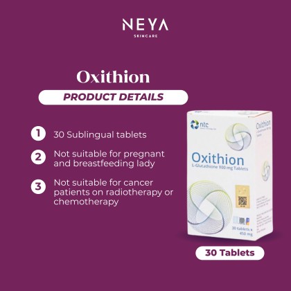 oxithion l-glutathione 100mg Oxithion Brightening Supplement