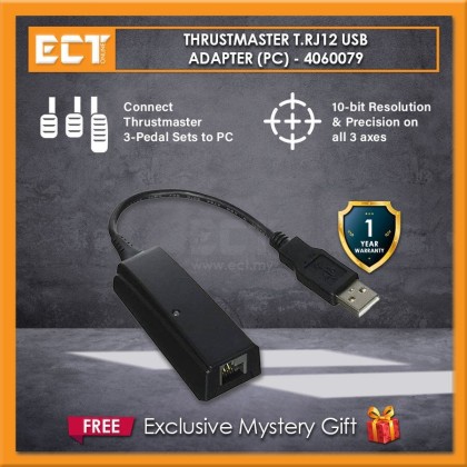 Thrustmaster Usb Adapter Thrustmaster T.RJ12 USB Adapter (PC) - 4060079 | ECT Online | Malaysia ...