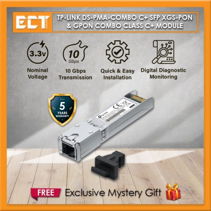 TP-Link DS-PMA-Combo C+ SFP XGS-PON & GPON Combo Class C+ Module with ...