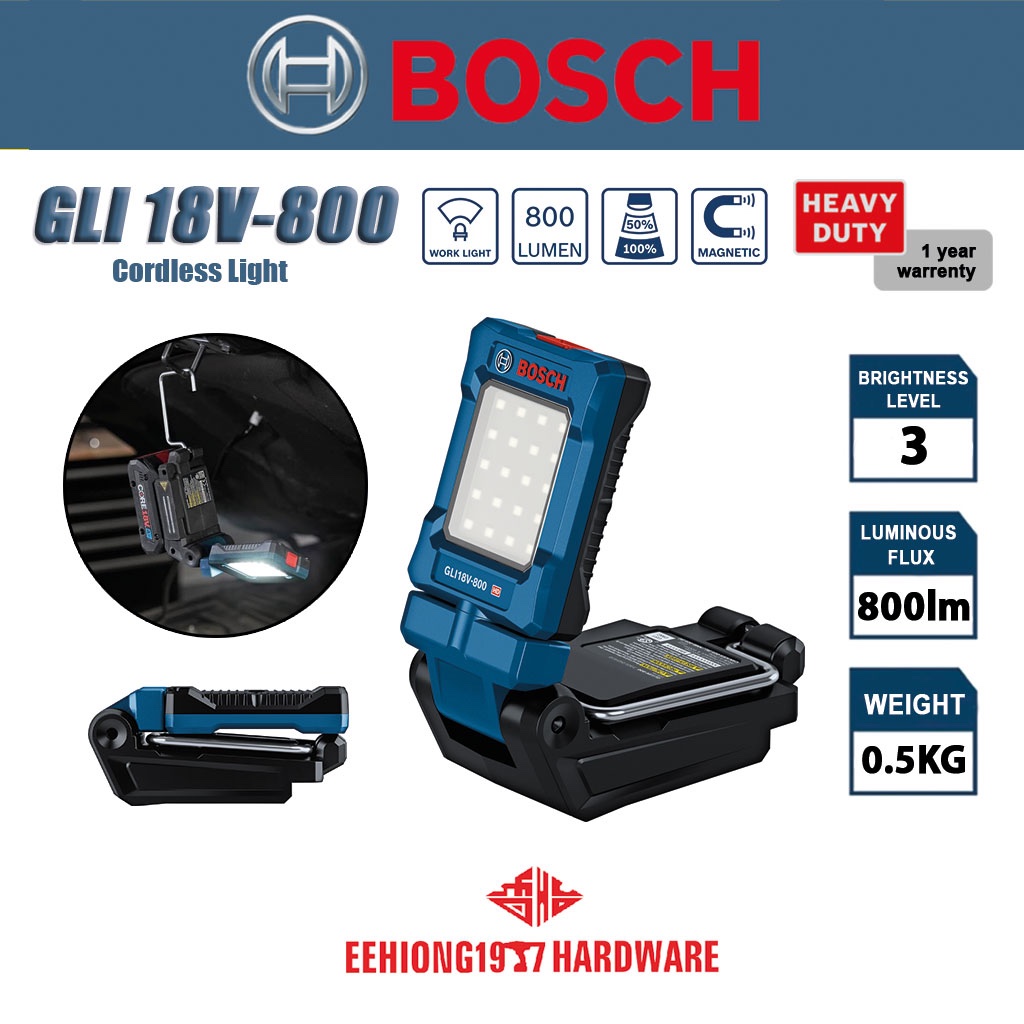 Bosch GLI 18V-300 accu lamp (body) 14,4 - 18 V Li-ion kopen