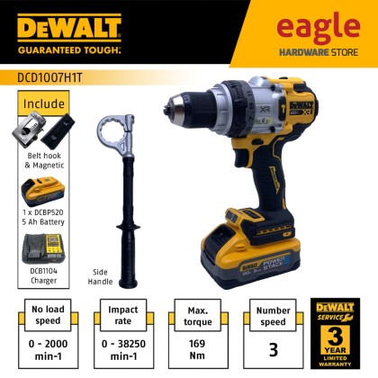 Dewalt DCD1007H1T-B1 13mm ( 1/2