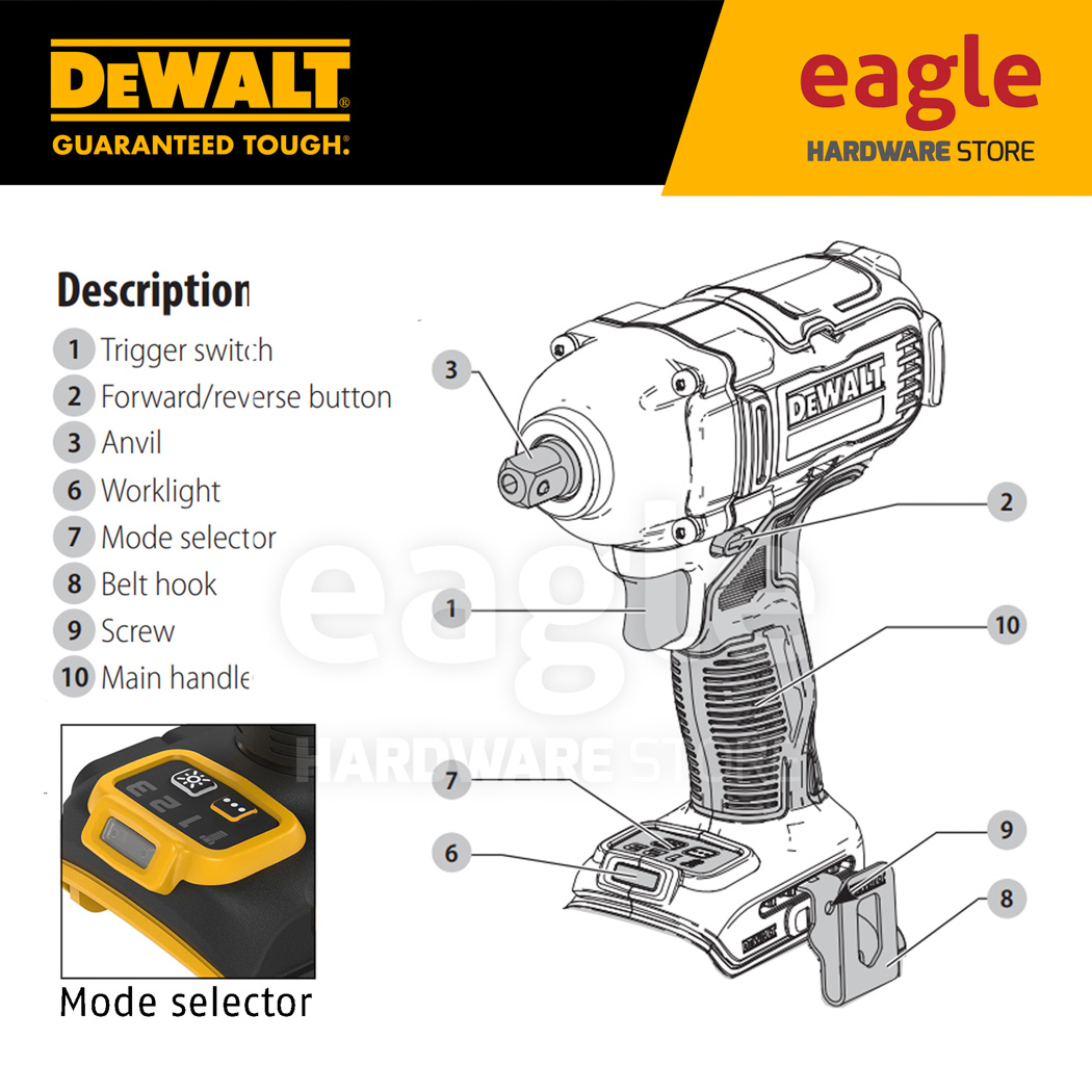 Dewalt DCF891N-B1 1/2
