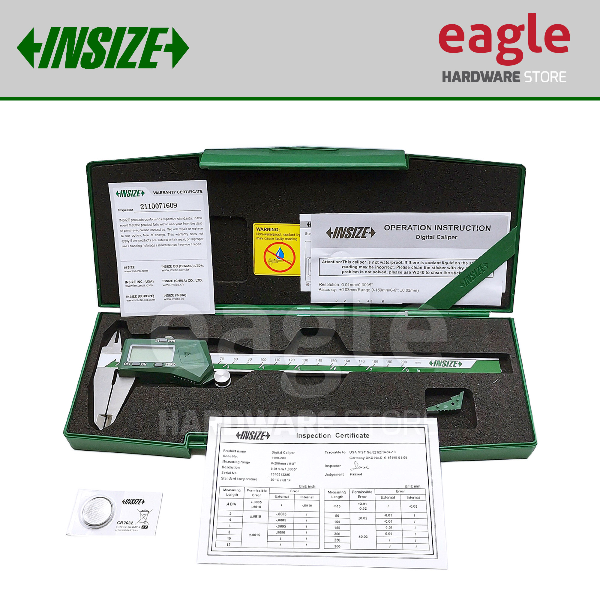 Insize 1108-200 200mm ( 8