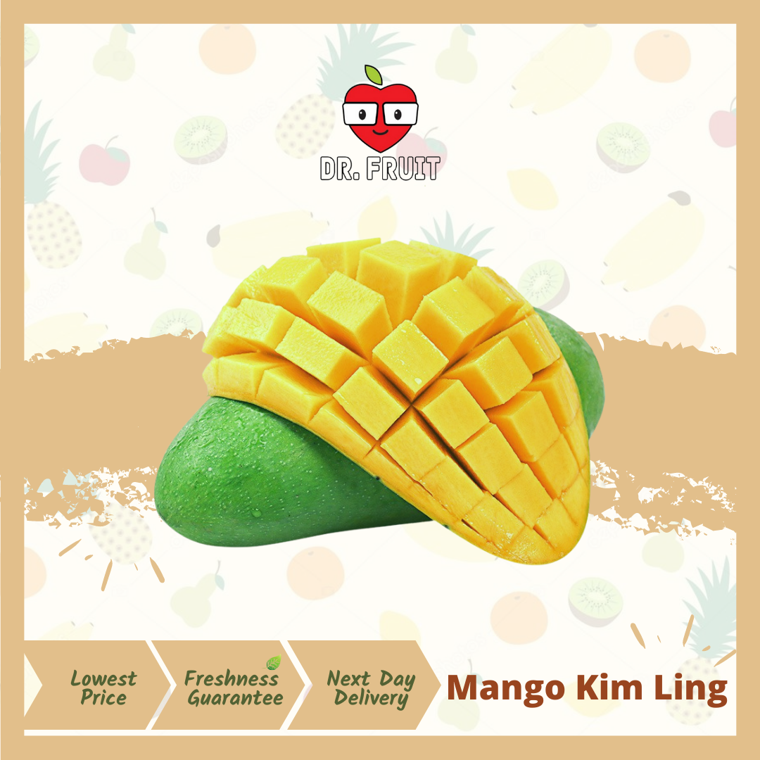 Super Promotion* Mango Green Kim Ling (550g-700g) Jumbo Size 1pc - Main Image