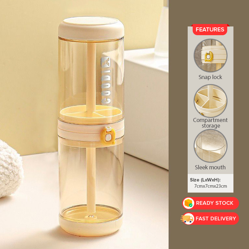 GDeal Portable Travel Mouthwash Cup and Multi-Functional Toothbrush Holder Anti Dust Set Convenient