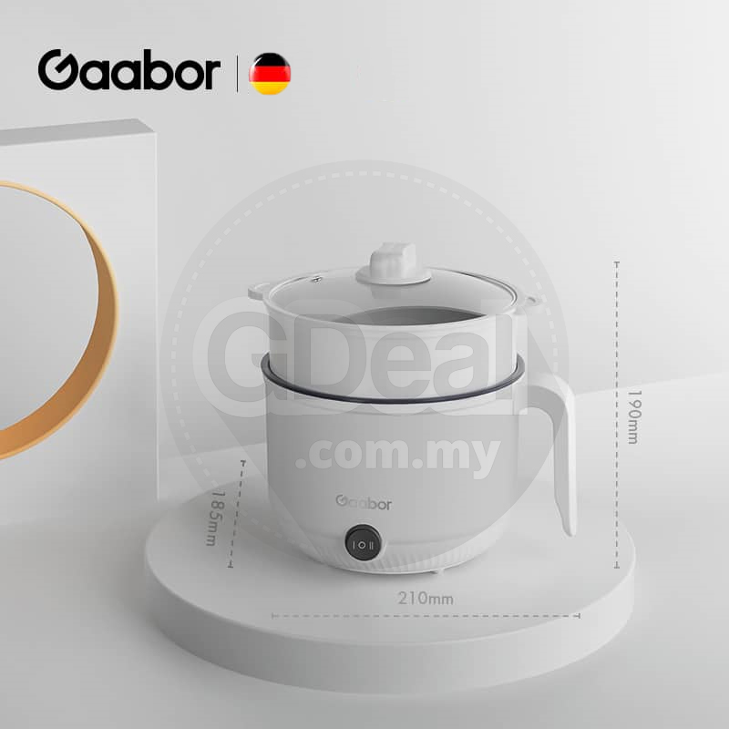 Gaabor Mini Rice Cooker Multi Cooker Multifunction Electric Skillet