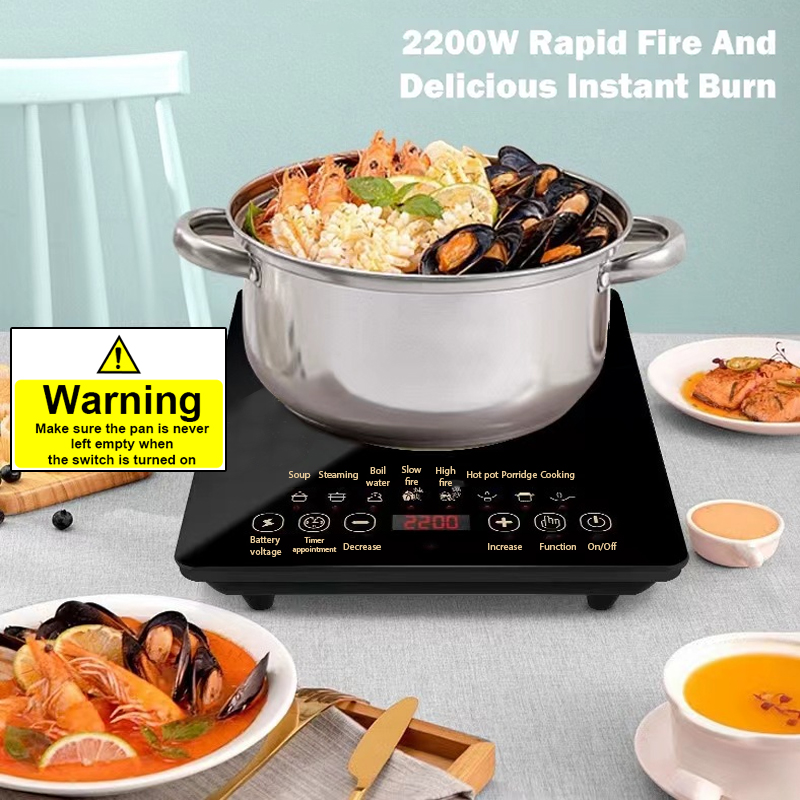 Multifunction Touch Screen Induction Cooker High Power Fire Boiler Cooking  Electric Stove