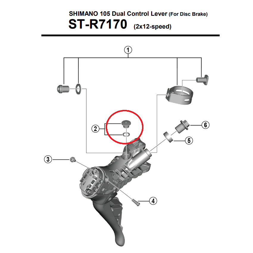 Dura-Ace ST-R9120, Ultegra ST-R8020 Bleed Port Screw and O-Ring – Mike