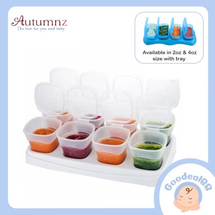 Autumnz EASY Breastmilk Baby Food Storage Cups (2oz/4oz
