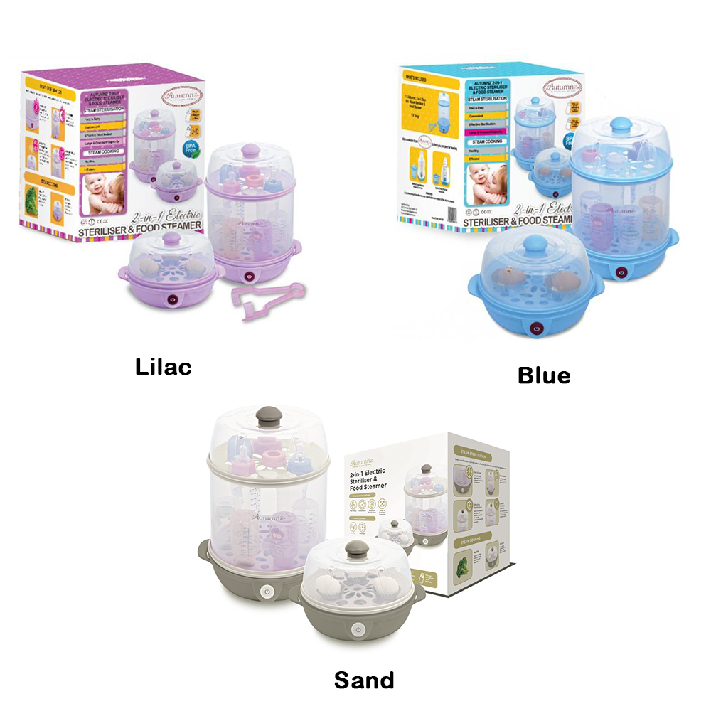 Autumnz 2-in-1 Baby Bottle Electric Sterilizer and Baby Food