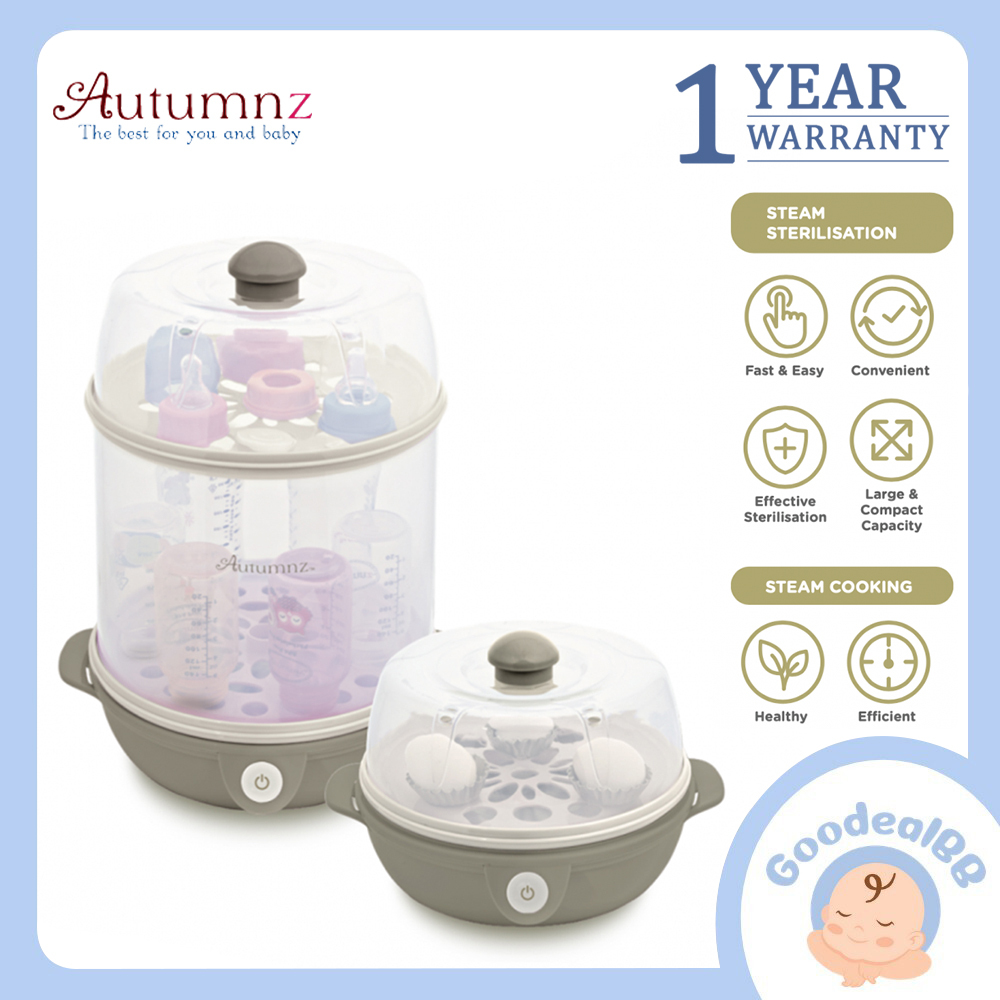 Food Steamer Autumnz Bottle Sterilizer Autumnz 2-in-1 Electric