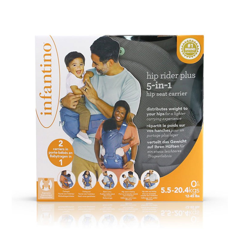 Infantino 300012 Hip Rider Plus 5-in-1 Hip Seat Carrier