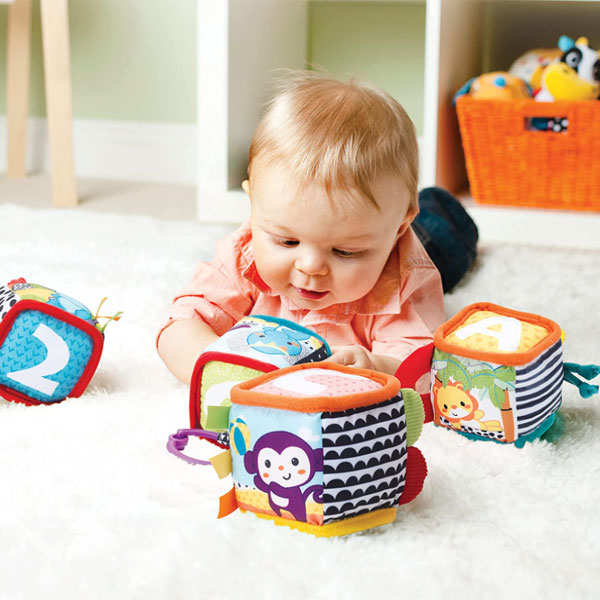 Infantino 306606 Discover & Play Soft Blocks For Baby Age grade