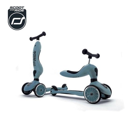Scoot N Ride 96271 Highwaykick1 Scooter for toddler 1-5y - Steel