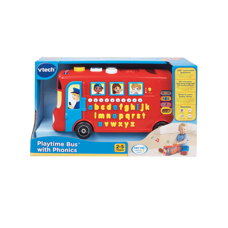 VTech 150003 Playtime Bus With Phonics Suitable For Age 1+ Years