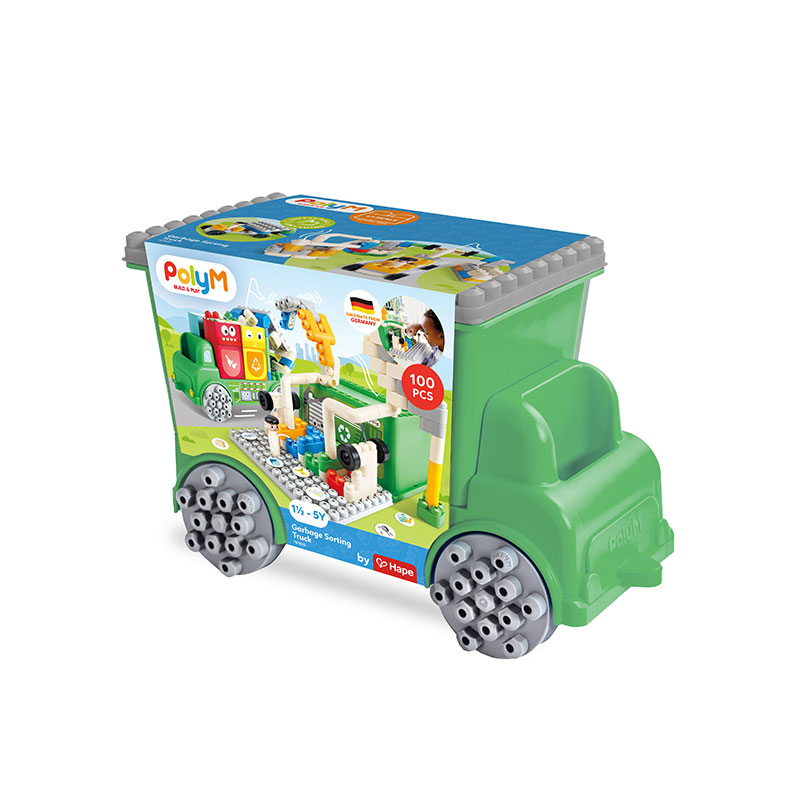 PolyM 761820 Garbage Sorting Truck Suitable For Age 1.5 Years and