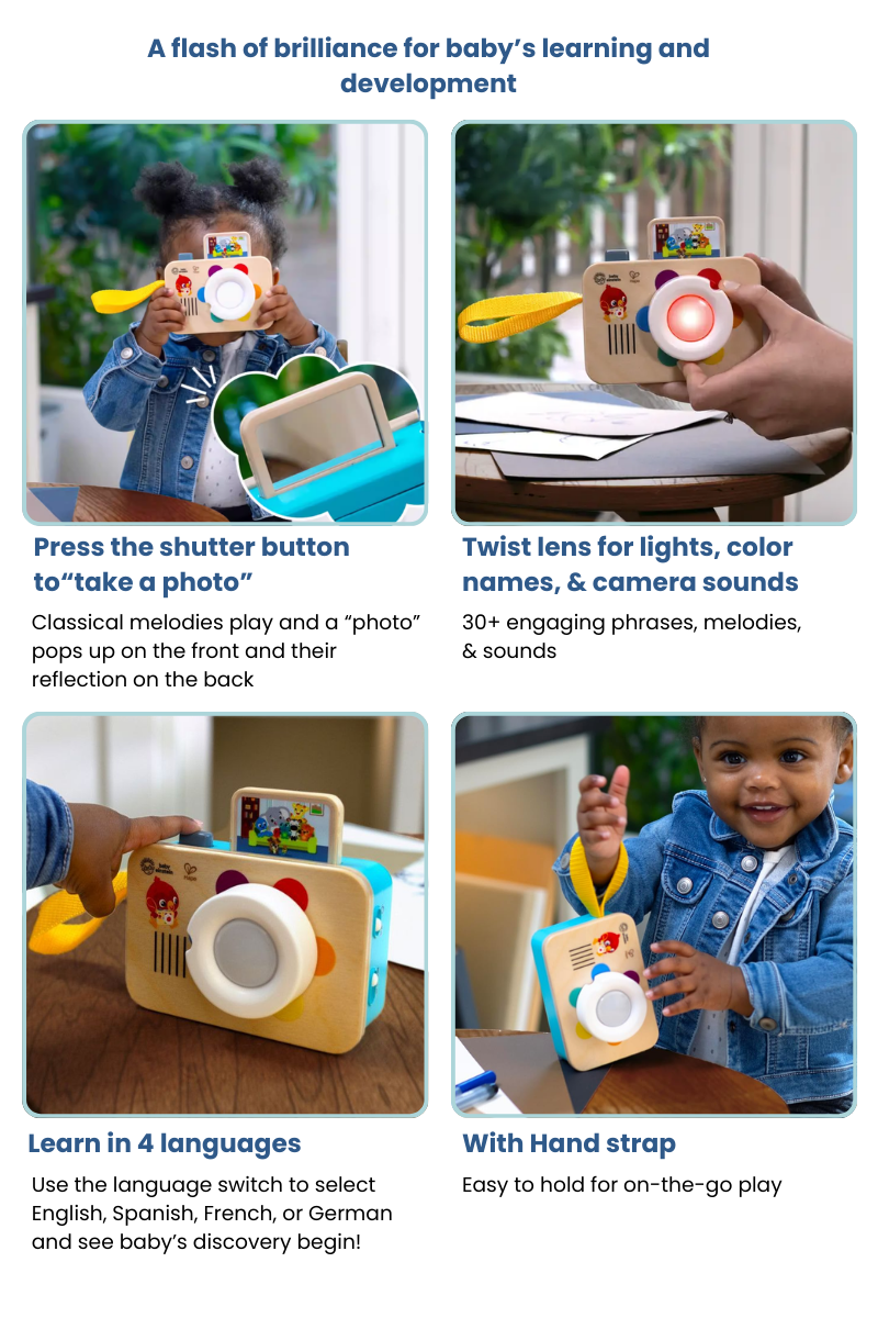 Appareil photo jouet Learning Lens de Baby Eintstein HAPE