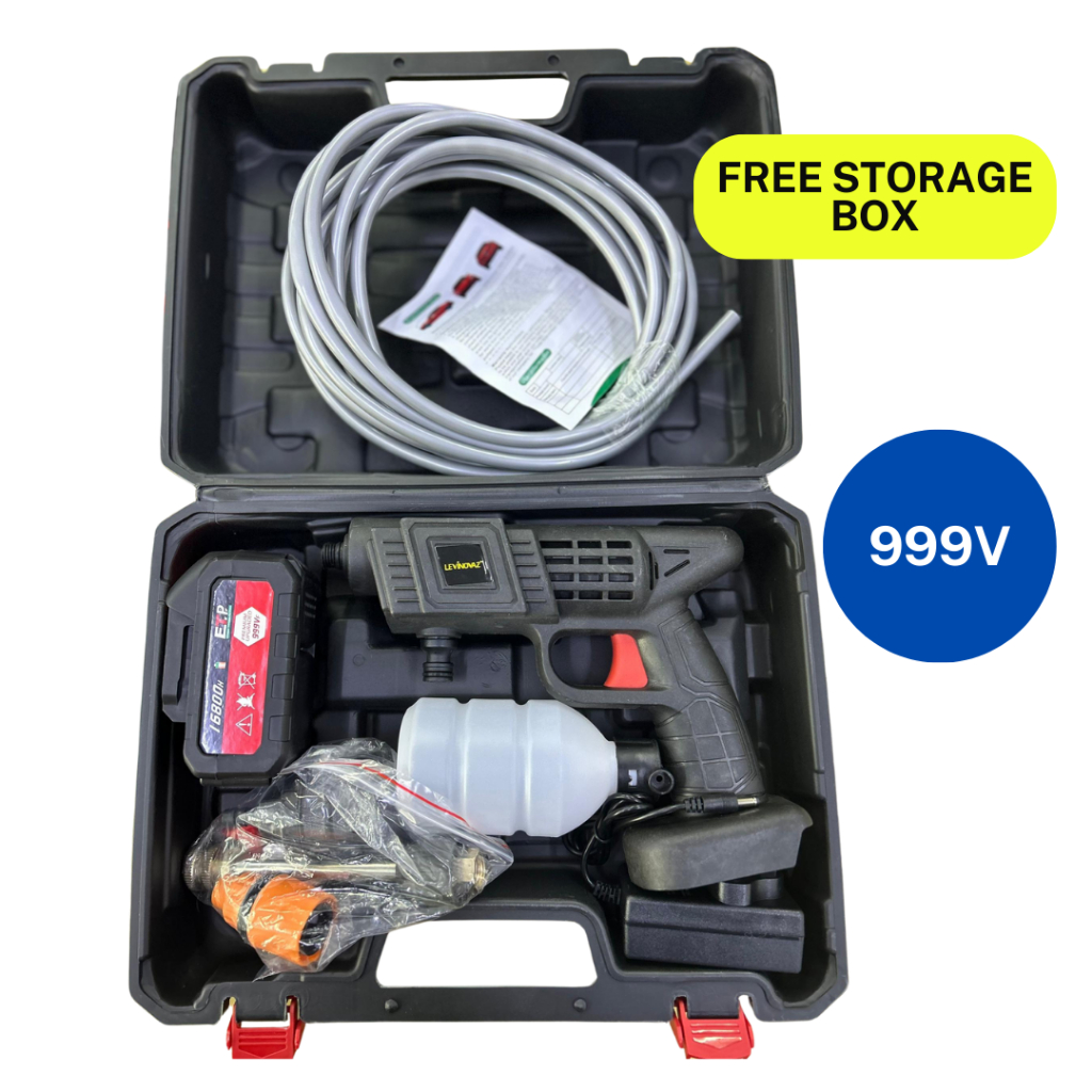 ?CHERRY? Water Jet Cordless Car Wash Floor Tiles Cleaner Spray Gun Water Jet Pump Portable Outdoor W