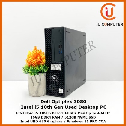 10th Gen Dell Optiplex I5 16gb Ram 10th Gen Dell Optiplex 3080