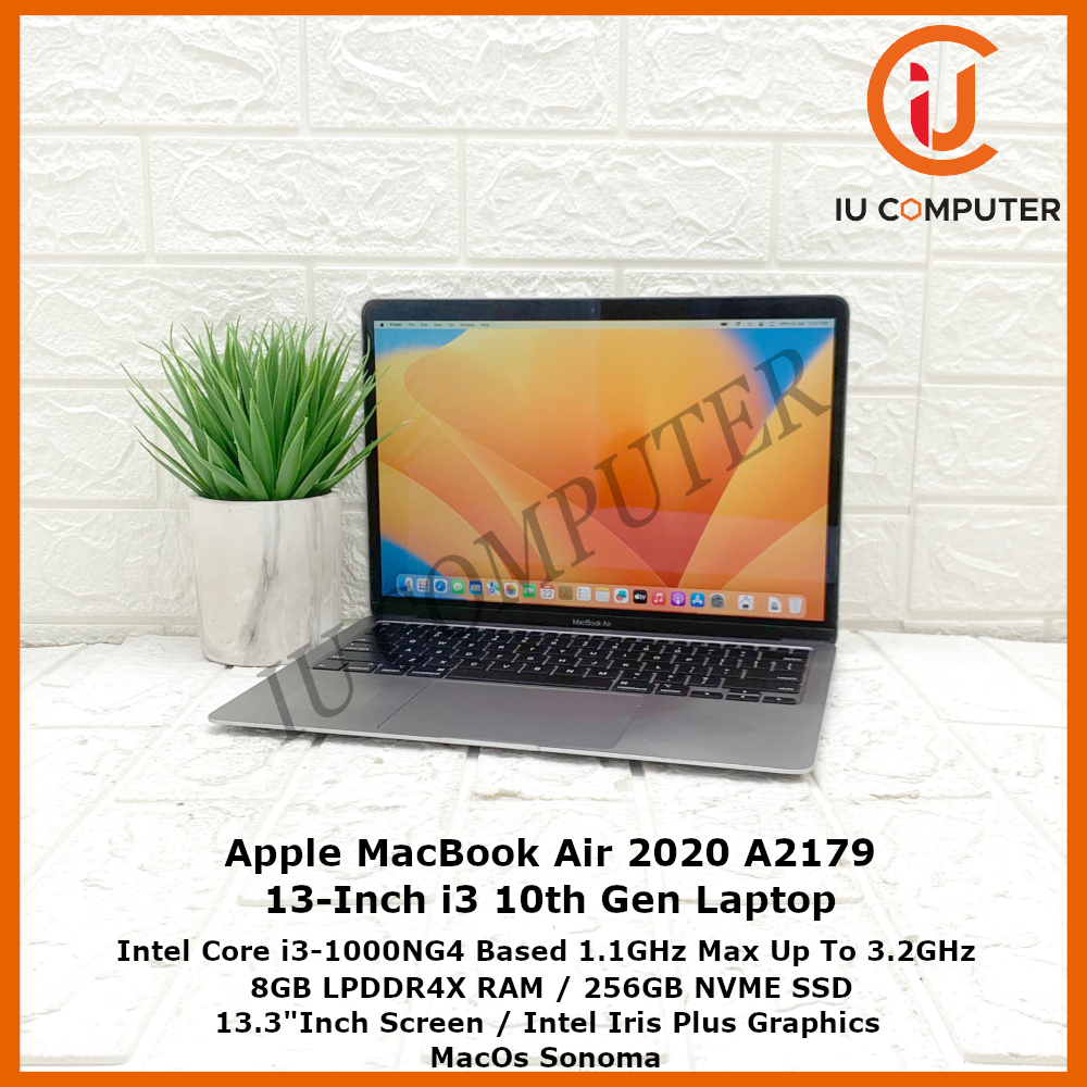 APPLE MACBOOK AIR 2020 A2179 13 INCH INTEL CORE I3-1000NG4 8GB