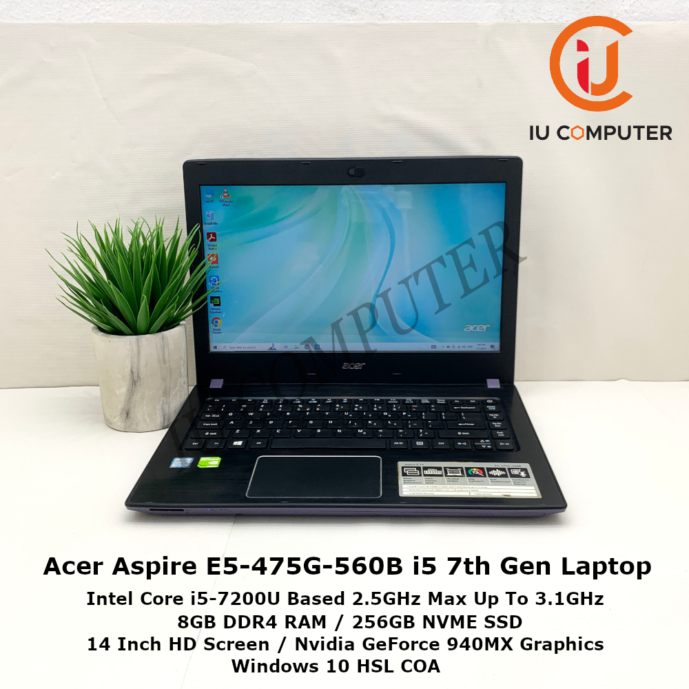E5 475g Acer Aspire I5 Nvidia Geforce Jual Acer Aspire E5-475G