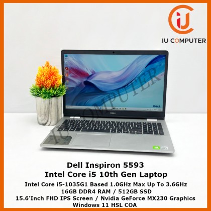 I5 1035g1 Laptop Dell 5593 I5 DELL Inspiron 15 5593 Laptop Core I5