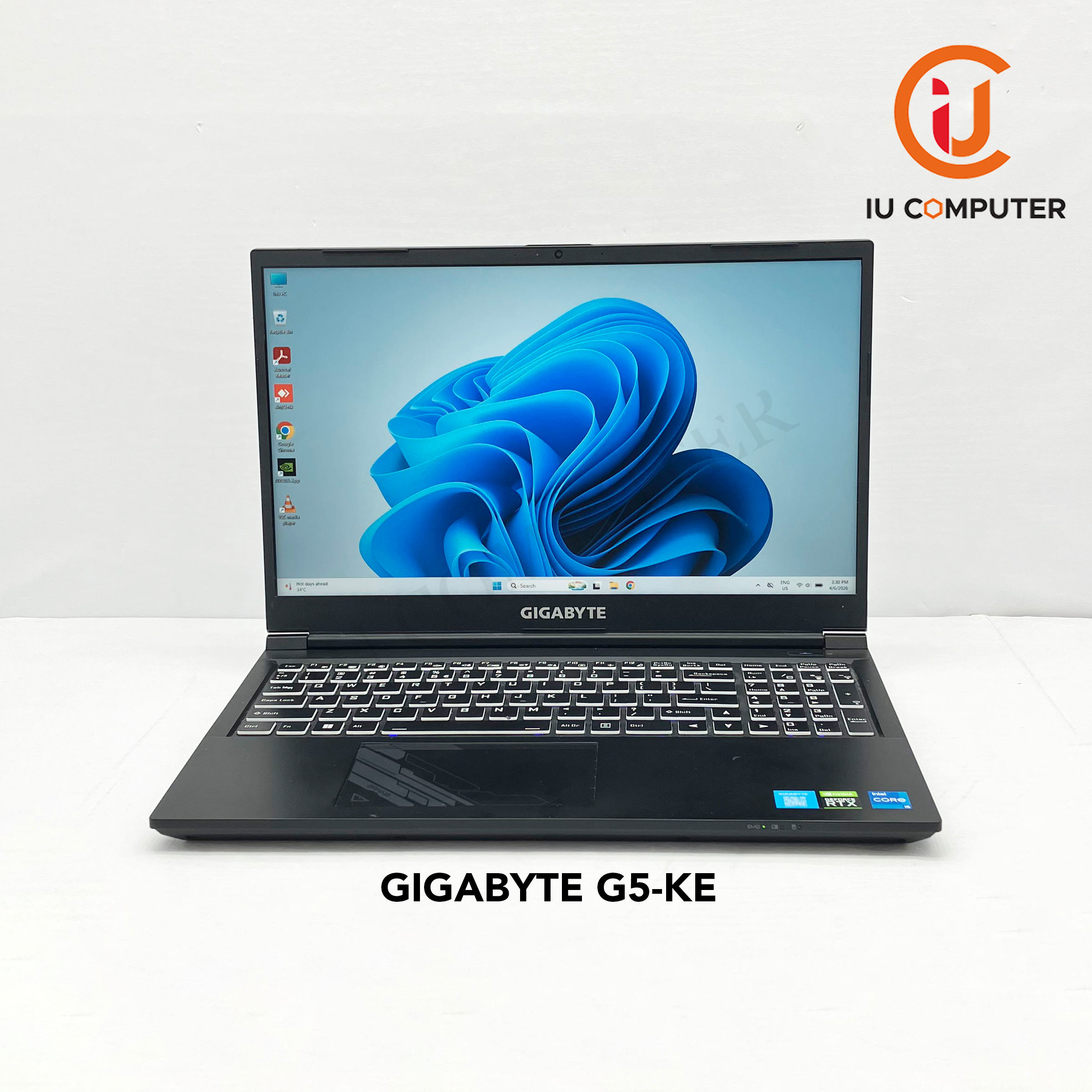 GIGABYTE G5-KE INTEL CORE I5-12500H 16GB RAM 512GB NVME SSD RTX 