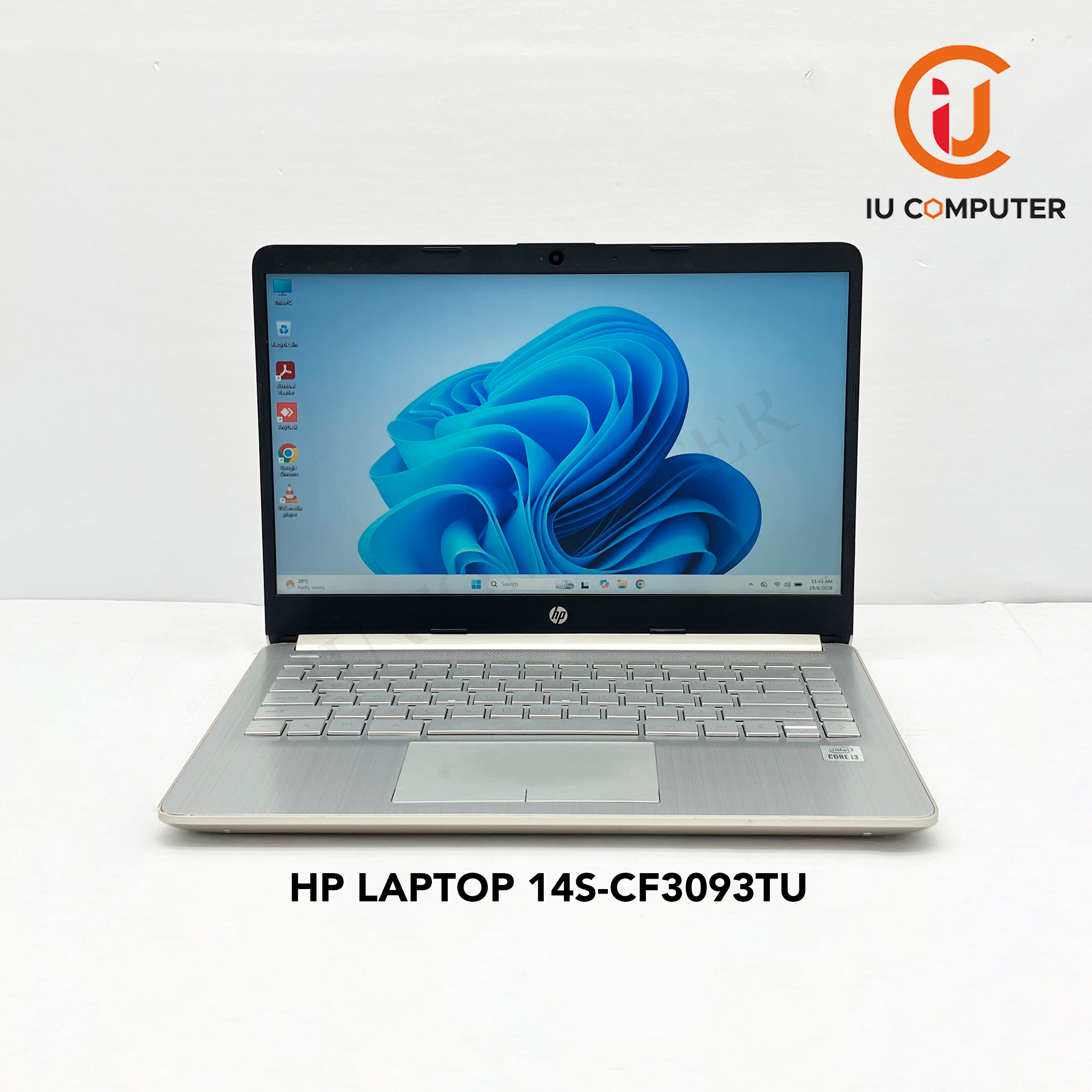 HP LAPTOP 14S-CF3093TU INTEL CORE I3-1005G1 8GB RAM 256GB NVME SSD