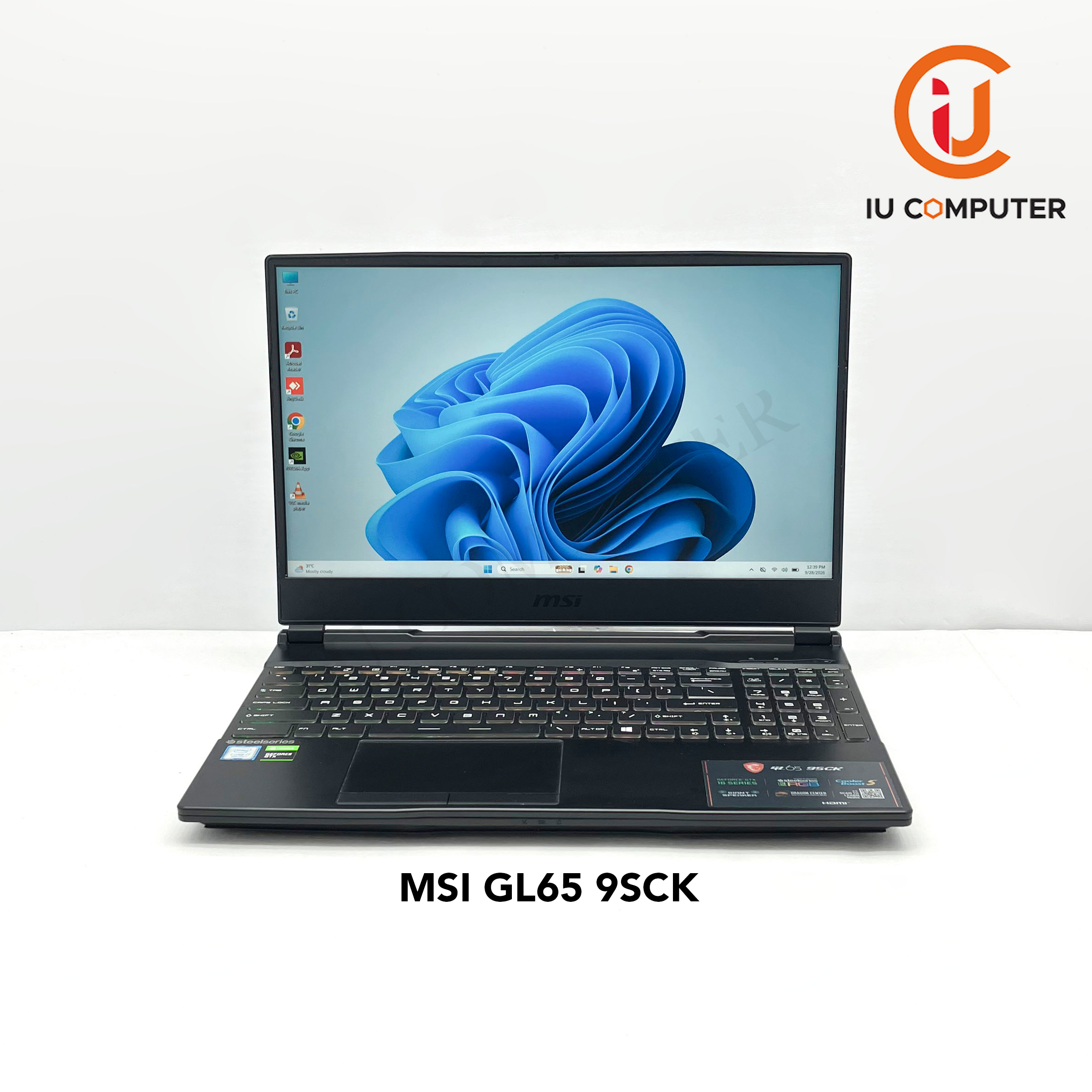 MSI GL65 9SCK INTEL CORE I7-9750H 16GB RAM 512GB NVME SSD GTX-1650